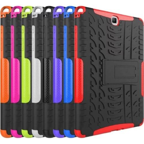 For Galaxy Tab A 9.7" Case Heavy Duty Rugged Protective Case Cover Kickstand For Samsung Galaxy Tab A T550 T555 P550 P555