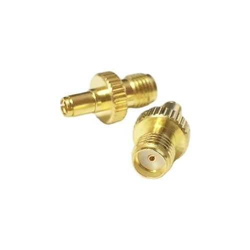 1pc NEW SMA Female Jack to TS9 Male Plug RF Coax Modem Convertor Connector Round textured Straight Goldplated wholesale