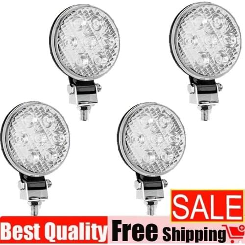 3 Inch Rounded mini spotlight 7LED headlight 21W White car LED Light Working Lamp for Auto/ SUV / Truck / Lorry / Motorcycle