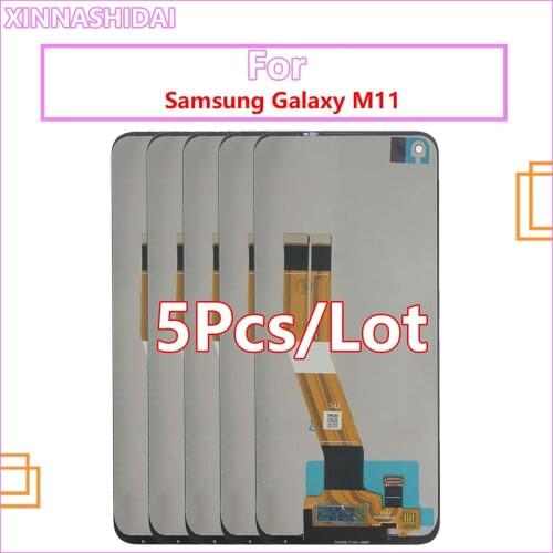 5PCS/For Samsung Galaxy M11 LCD M115 SM-M115 M115F M115G/DS LCD Display Touch Screen Digitizer Glass Assembly