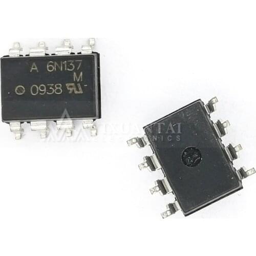 6N137 6N137M 6N137SM【OPTOISO 5KV 1CH OPEN COLL 8SMD】10pcs/Lot New