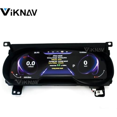 Android car LCD meter instrument dashboard screen for Toyota RAV4 2020 auto radio multimedia player GPS navigation