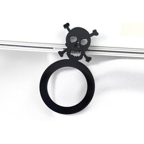 Skull clown funny acrylic ring little girl toy accessories cute shopping fun travel essential