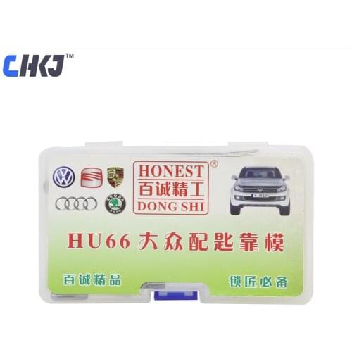 CHKJ 100% Genuine Honest Locksmith Tools Car Auto Key Profile Mould HU66 For VW Audi Skoda Porsche Key Duplicating Free Shipping