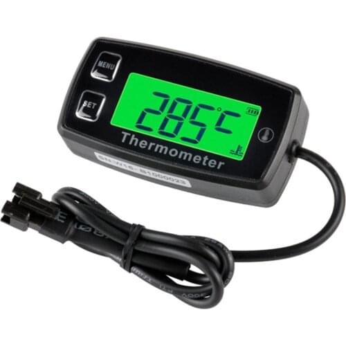 TM003A Digital TS003 PT100 -20 +300 Celsius degree theomometer temp meter for gas motorcycle Marine Boat Mower dirt quad bike