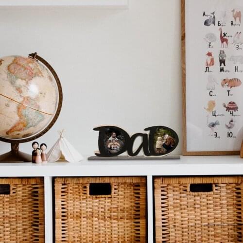 DAD Fathers Day Photo Creative Frame High-end Handmade Products Alphabet Acrylic Durable Photo Frame