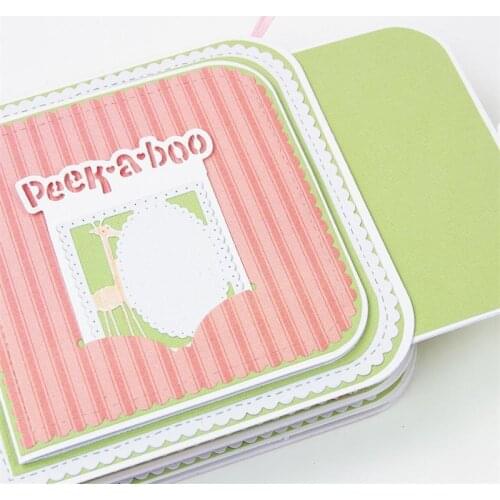 "Peekaboo" "My first steps" Words Metal Cutting Dies for Scrapbooking DIY Photo Album Card Making Decorative Stencils New 2019