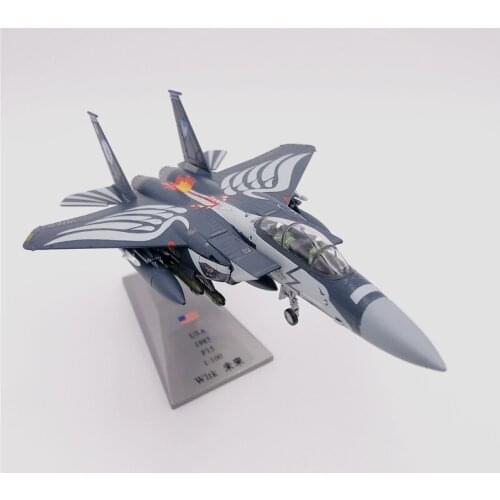 1:100 Alloy Casting U.S. F-15E Strike Eagle All-weather Fighter Military Aircraft Model 75th Anniversary Free Shipping