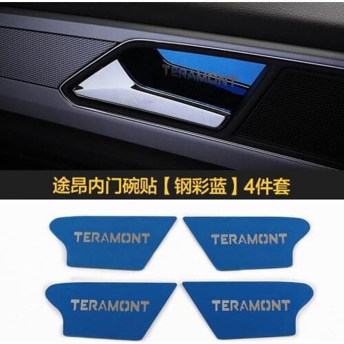 For Volkswagen Teramont 2017 2018 2019 2020 door pull cover interior bowl circle car-styling Interior Mouldings