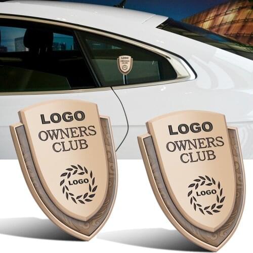 1- 20 Pair For CHEVROLET OWNERS CLUB Logo Sticker 3D For Cruze Malibu Aveo Trax Spark Orlando Sonic Hatchback Lova Car Styling