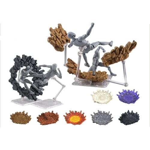 Explode Effect Ground Platform Impact Ground Effect Prop for Gundam or General Scale Model