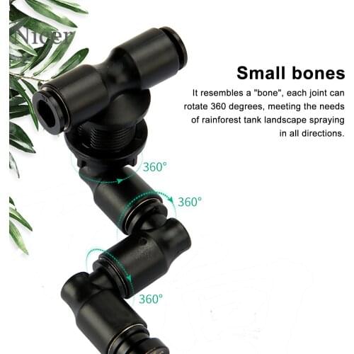 3 Modes Reptiles Fogger Mist Sprinkler Rainforest Terrarium Misting System