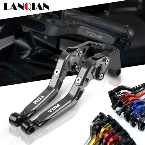 For Yamaha TDM 850 Motorcycle Adjustable Extendable Foldable Brake Clutch Levers TDM 850 1991-2002 1998 1999 2000 2001 Parts