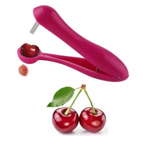 On Sale Cherry Pitter Seed Tools Nordic Cherries Fast Enucleate Creative Tools Kitchen Cherry Gadgets Tools For Cherry/Olive