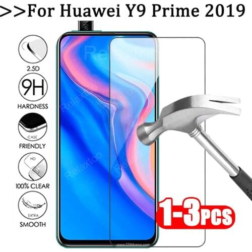 1-3Pcs Screen Protector on For Huawei Y9 Prime 2019 Full Transparent Protective Glass For Huawei Y5p Y6p Y7p Y8p Tempered Glass