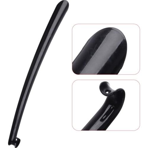 Random Color 1pc Plastic Extra Long Shoehorn Flexible Shoe Pull Lifter Remover Disability Mobility Aid Flexible Stick 57cm