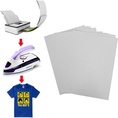 10PCS Heat Transfer A4 Paper Light Fabric Painting T-Shirt Transfer Clothes DIY Accessory Hot Sale Practical Tools