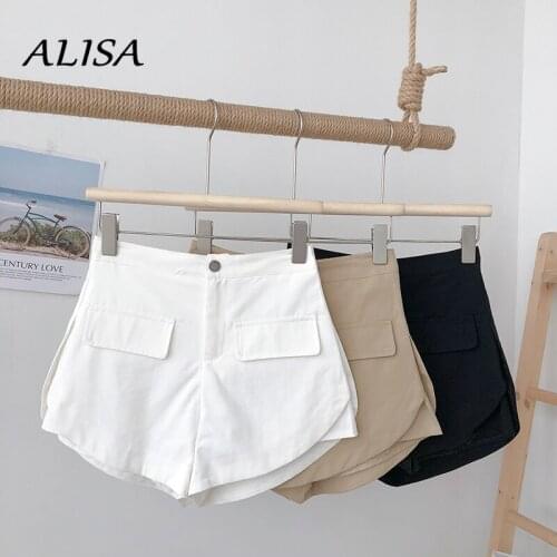 Женские завышенные шорты Alisawang China At AliExpress