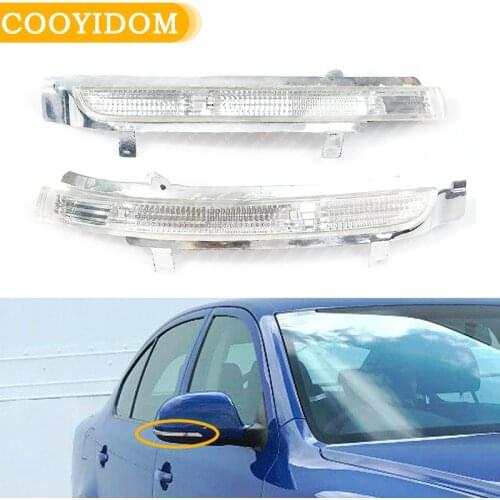 Car Left Right Rearview Mirror Led Side Turn Signals Light For Skoda Octavia Superb Side Wing Repeater Indicator Lamp 3T0949101