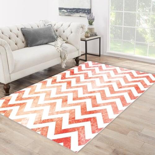 White pink color pink ribbon line patterned carpet modern carpet living room bedroom rug free shipping soft textured carpet