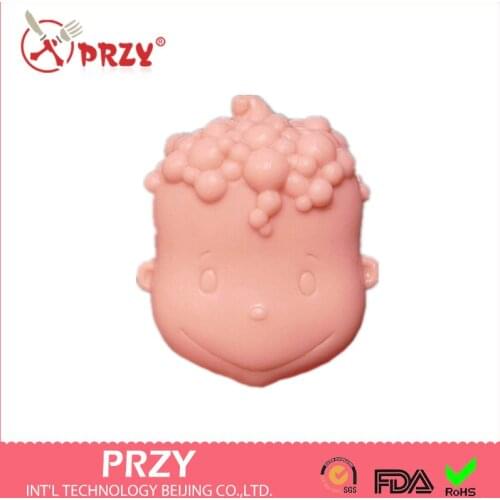 Free shipping DIY Bubble Boy modelling silicon soap mold Cake decoration mold Handmade soap mold