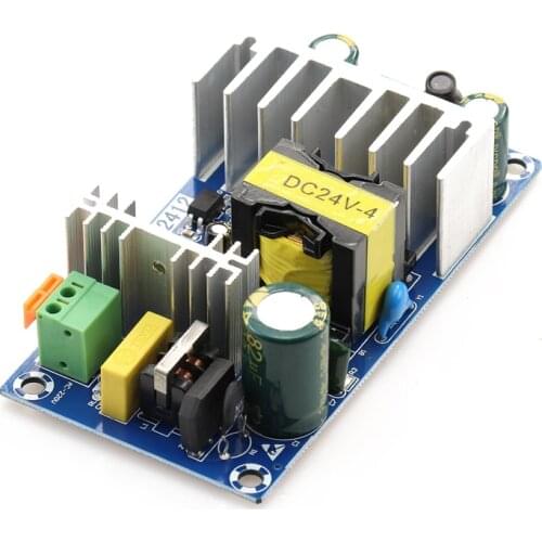 For Power Supply Module AC 110v 220v to DC 24V 4A AC-DC Switching Power Supply Board Promotion 50HZ/60HZ 100W