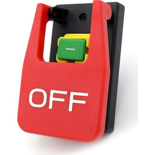 16A Emergency Stop Push Button Switch Power-Off/Undervoltage Protection Electromagnetic Start Switch