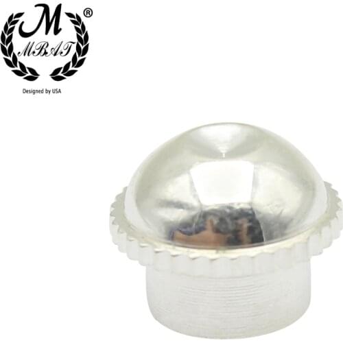 M MBAT Piccolo Mouthpiece Crown Headjoint Screw Cap Piccolo Head Silver Metal Nut Repair Parts Woodwind Instrument Accessories