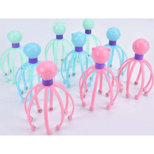 1Pcs Claw Massager Body Massager Octopus Head Scalp Neck Equipment Stress Release Relax Massage Relief Head Care Massage