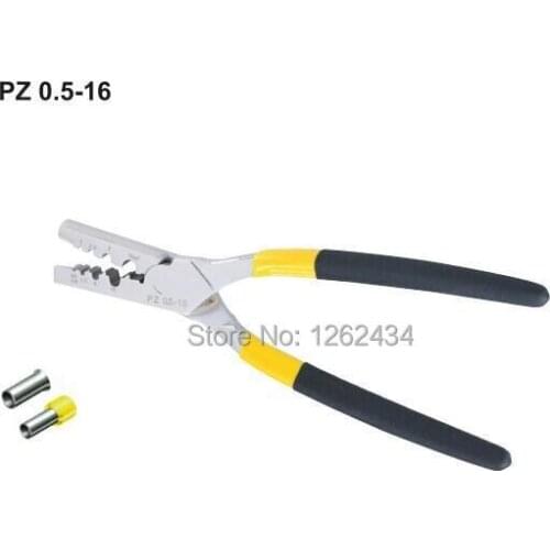 PZ 0.5-16 GERMANY STYLE SMALL CRIMPING PLIER Insulated and non-insulated ferrules 0.5-16mm