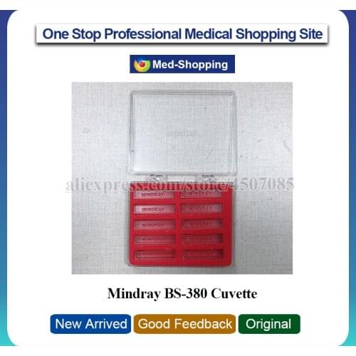 New & Original MINDRAY BS380/BS390/BS400/BS420/BS480/BS490/BS800/BS820/BS880/BS890 biochemistry analyzer cuvette 100pcs/box