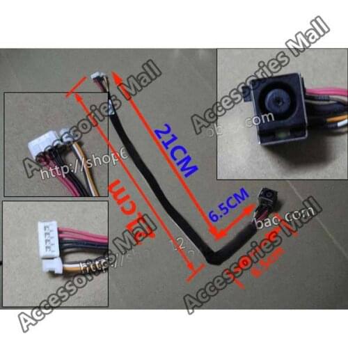 NEW Laptop DC Power Jack with cable for HP Probook 4510 4510s 4710 4710S DC Connector Laptop Socket Power Replacement