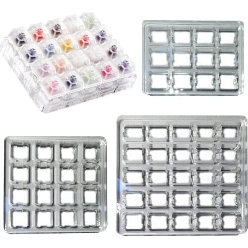 Switch Tester Base Transparent Acrylic Plate For Cherry MX Switch Storage Display Board Tester Base
