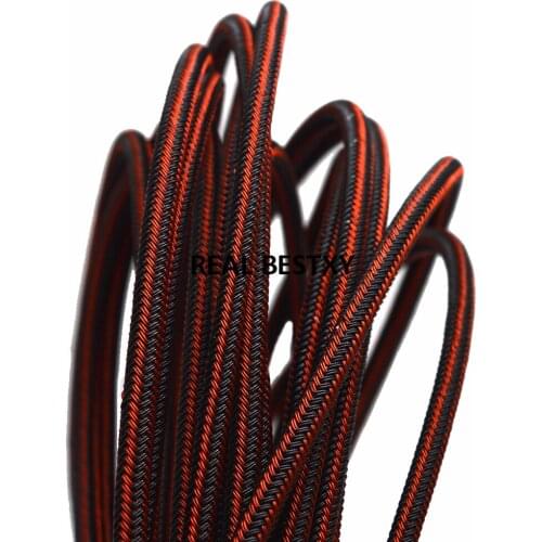 REAL BESTXY 1m/lot 6mm stainless steel braided cords for jewelry bracelets braided stainless steel cords wholesale steel braided