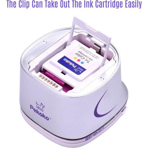 Inkjet Printer Handheld Printer Pekoko Portable Color Support 1200dpi Wireless Connection Compatible with Android/iOS Smartphone