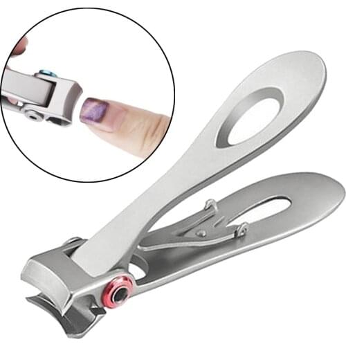 Wide Jaw Finger Nail Toenail Clippers Curved Blades Heavy Duty Professional Stainless Steel Nail Clipper Portable Nail Cutter