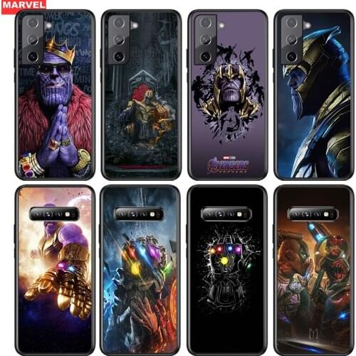 Avengers Thanos Silicone Cover For Samsung Galaxy S21 S20 FE Ultra S10 S10E Lite S9 S8 S7 Edge Plus Phone Case