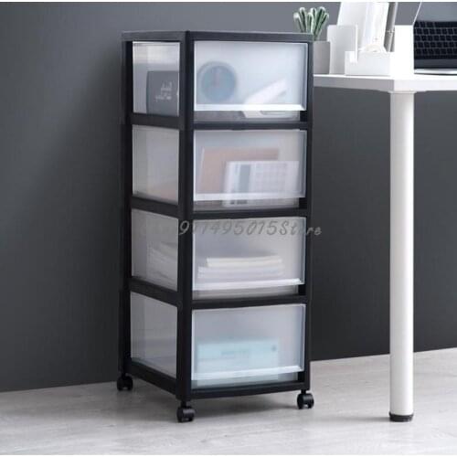 Household Drawer Type Toy Storage Cabinet Artifact Thickening Storage Box Snack Storage Cabinet Transparent Clothes Box