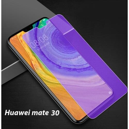Anti-blue Matte Screen Protector For Huawei Mate 30 20 Lite Mate 20X 5G Glass Frosted Anti fingerprints Tempered Glass Cover