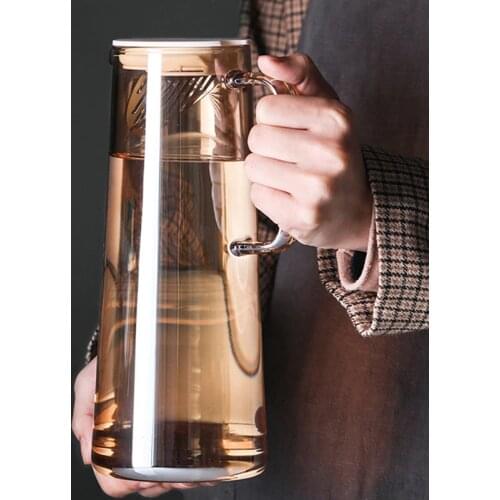 1500ml Nordic Home Heat-resistant Glass Teapot, Large-capacity Juice, Coffee Pot, Office, Entertainment Place Tea Set Pot