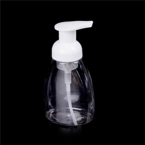 250ml 500ml Plastic Bathroom Hotel Liquid Soap Foam Dispenser Clear Foam Make Up Shampoo Lotion Containers Hand Pump
