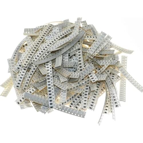 3400Pcs/lot 0R~10MR 170Value 1/4W ±5% 1206 Chip Fixed SMD Resistor Kit