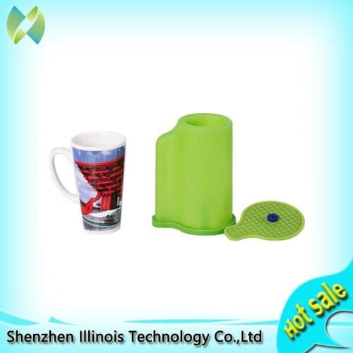 3D Sublimation Silicone Mold Mug Clamp for 12OZ Cone Mugs Heat Transfer Print printer parts