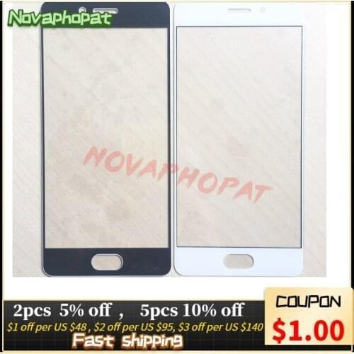 Novaphopat 10pcs/lot 5.2" Pro7 Touch Digitizer Glass Panel For Meizu Pro 7 LCD Front Outer Screen Glass Lens
