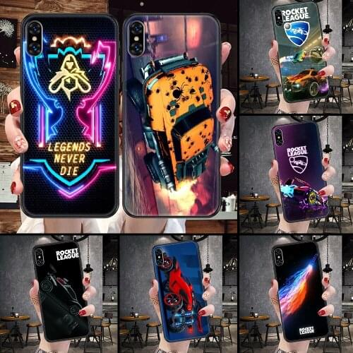 Rocket League Game Phone Case For iphone 5 5S SE 2 6 6S 7 8 11 12 Mini Plus X XS XR Pro Max black pretty cover trend prime soft