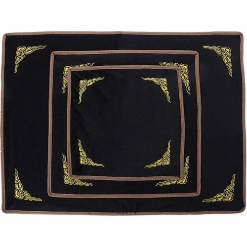 Black And White Double Sided Embroidery Flannel Jewelry Display Pad For Femal Ring Earring Pendent Bracelet Show Jewellery Cloth