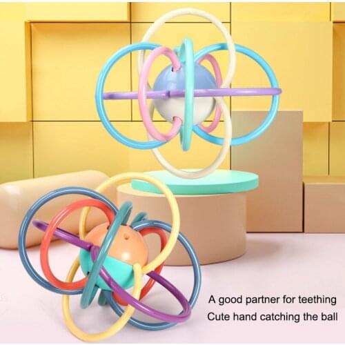 Baby Toys Activity Ball Baby Toys 0 12 Months Baby Rattle Ball Gnaw Grasp Educational Toys for Baby 0-12 Month Climb Learning