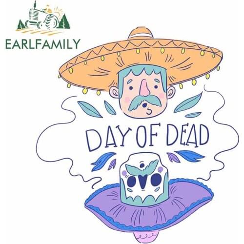 EARLFAMILY 13cm x 12.2cm For Cartoon Car Repair Sticker Fashion Decal Waterproof Auto Air Conditioner Decor Suitable for JDM RV