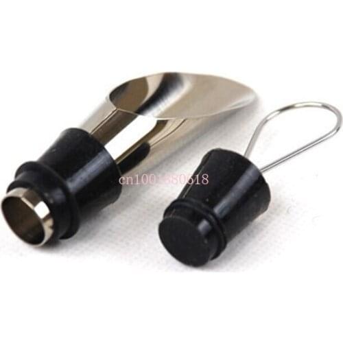 Fedex DHL Fast Free Shipping Stainless Steel Red Wine Pourers Liquor Pourer Free Flow Wine Bottle with Stopper 100set/lot