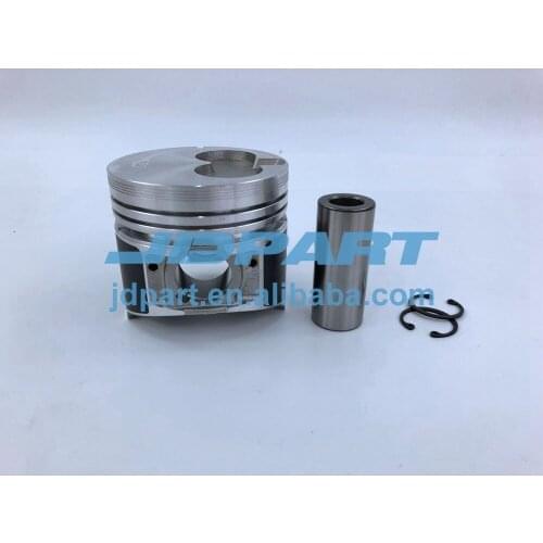 4LE1 Piston Set With Pin & Snap Rings For SH65 Mini Excavator Isuzu Engine